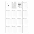 CLEVER SIGNS Habit Tracker Calendar Undated 12 Month Silver Spiral 7x10 Colorful by Deal US