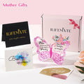 ilifemate Acrylic Butterfly Plaque Mom Gift 5.12x3.54x0.6 inch Transparent by Deal US