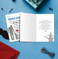 IDU Dog Dad Fathers Day Card Gift from Dog Cartoon Modern Animal ZN170 by Deal US