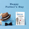 IDU Dog Dad Fathers Day Card Gift from Dog Cartoon Modern Animal ZN170 by Deal US