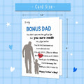 IDU Dog Dad Fathers Day Card Gift from Dog Cartoon Modern Animal ZN170 by Deal US