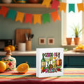 MIOOKISS Cinco De Mayo Rustic Mexican Wooden Box Sign 5x5 inch Cinco De Drinko by Deal US