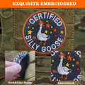 AMZAOMNN Funny Goose Hook and Loop Patch, 2 Pcs Embroidered Animal Meme by Deal US