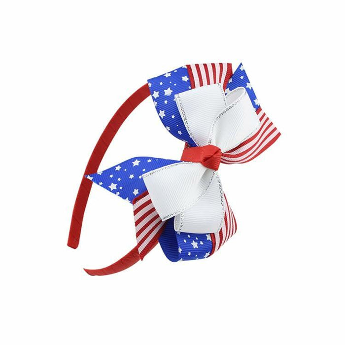 FULANSI 4th of July Headbands American Flag Star Hair Bands Blue Red by Deal US