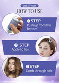 SWEET VIEW Hair Wax Stick & Brush Lavender Scent Hair Tamer Pomade Kids by Deal US