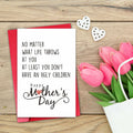 CSMOSJgreetings Funny Mothers Day Card from Children Naughty Gift Color #10 by Deal US