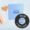 Pawzity Fathers Day Card Vintage 5.3x5.3in Single Red Envelope Dad by Deal US
