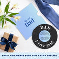 Pawzity Fathers Day Card Vintage 5.3x5.3in Single Red Envelope Dad by Deal US