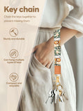 Handlein Wristlet Keychain Key Holder Lanyard for Keys Slash Size Large by Deal US