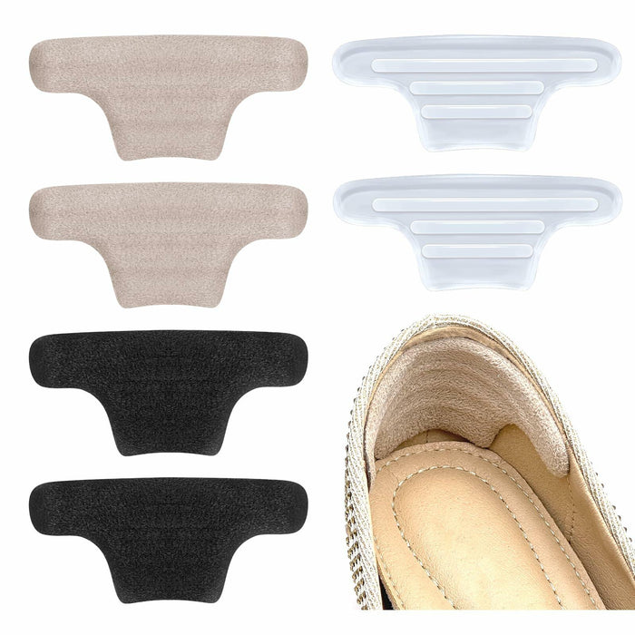 mickee Gel Heel Cushion Pads Inserts for Men Women One Size Shoes 3 Pairs by Deal US