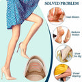 mickee Gel Heel Cushion Pads Inserts for Men Women One Size Shoes 3 Pairs by Deal US