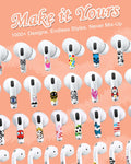 ROCKMAX Luminous AirPods Skins 2nd Gen Skull 237 Glow Sticker Wraps by Deal US