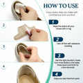 mickee Gel Heel Cushion Pads Inserts for Men Women One Size Shoes 3 Pairs by Deal US