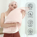 CHASESUN Silky Satin Pillowcase Envelope Closure Anti Wrinkle Champagne 29x20 by Deal US