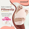 CHASESUN Silky Satin Pillowcase Envelope Closure Anti Wrinkle Champagne 29x20 by Deal US