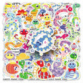 YINFENGKANHAI 50 Pcs Kawaii Snake Stickers Waterproof Vinyl Cartoon Decals by Deal US