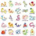 YINFENGKANHAI 50 Pcs Kawaii Snake Stickers Waterproof Vinyl Cartoon Decals by Deal US