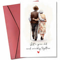 Pawzity Anniversary Birthday Card for Couple 5.3x8in with Envelope Color04 by Deal US