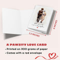 Pawzity Anniversary Birthday Card for Couple 5.3x8in with Envelope Color04 by Deal US
