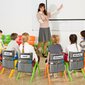 ANZORG Chairback Buddy Pocket Chart Classroom Organizer Grey 12 Pack by Deal US