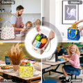 TuErCao Pineapple Insulated Lunch Box Small Portable Lightweight Nylon by Deal US