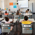ANZORG Chairback Buddy Pocket Chart Classroom Organizer Grey 12 Pack by Deal US