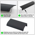 HANIHUA 10 Pcs Black Finger Pulls Drawer Handles 3.15in Aluminum by Deal US