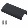 HANIHUA 10 Pcs Black Finger Pulls Drawer Handles 3.15in Aluminum by Deal US