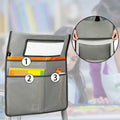 ANZORG Chairback Buddy Pocket Chart Classroom Organizer Grey 12 Pack by Deal US