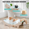 [Like New] HiPetpy Cooling Cat Hammock Chair with Water Mat Grey Large by Deal US
