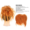Sonew Messy Bun Hair Piece Ponytail Tousled Updo Soft High Elastic Orange by Deal US