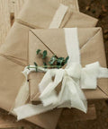 SIMISI RIBBON Christmas Chiffon Silk Ribbon 1.5'' 5 Yards x4 Rolls Green Red by Deal US