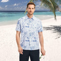 M MAELREG Men’s Floral Button Down Shirt Casual Summer Beach Cruise Top by Deal US