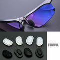 TORWOL 5 Pairs Silicone Glasses Nose Pads Push-in Anti-Slip Black Replacement by Deal US