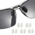 TORWOL 5 Pairs Silicone Glasses Nose Pads Push-in Anti-Slip Black Replacement by Deal US