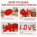 [Like New] LSVGSAK Romantic LED Candle Lights & 1000pcs Red Rose Petals Set by Deal US