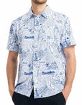 M MAELREG Men’s Floral Button Down Shirt Casual Summer Beach Cruise Top by Deal US