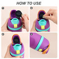PEUTIER 3pcs Black Stopper for Owala FreeSip Bottle Lid Seal Silicone Plug by Deal US