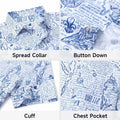 M MAELREG Men’s Floral Button Down Shirt Casual Summer Beach Cruise Top by Deal US