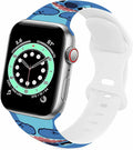 GSDUGYBG Silicone Watch Band Waterproof Sports Replacement Blue Size 42mm by Deal US
