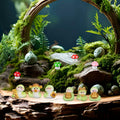 VICASKY Chinese New Year 2025 Snake Resin Figurines 10 Pcs Lucky Miniatures by Deal US
