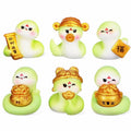 VICASKY Chinese New Year 2025 Snake Resin Figurines 10 Pcs Lucky Miniatures by Deal US