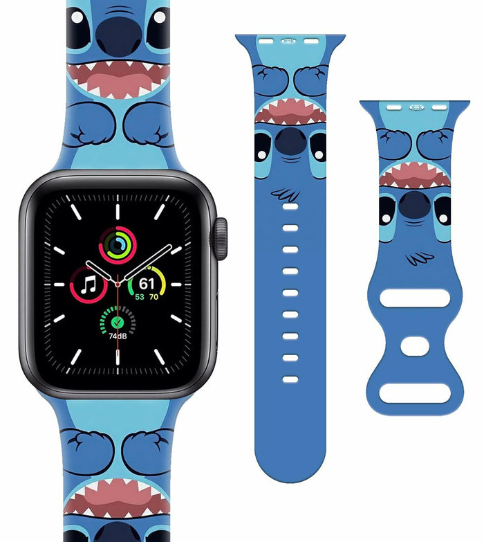 GSDUGYBG Silicone Watch Band Waterproof Sports Replacement Blue Size 42mm by Deal US