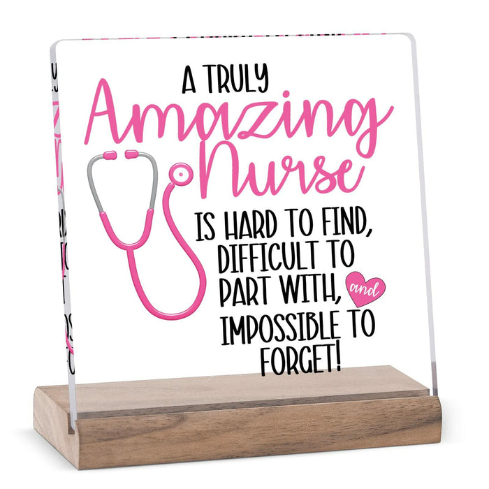 Nurse Gifts For Women Retirement Nurse Practitioner CNA RN Pink by Deal US