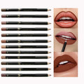 MAEPEOR Nude Lip Liner Set 12 Colors Matte Waterproof Long Lasting 1.06oz by Deal US