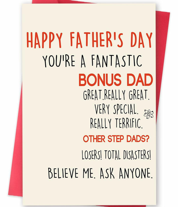 Missonemi Funny Fathers Day Card Gift for Dad Vintage MS366 by Deal US