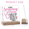Nurse Gifts For Women Retirement Nurse Practitioner CNA RN Pink by Deal US