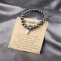 LQRI Bead Bracelet New Dad Gift Daddy To Be Pregnancy Announcement Small by Deal US