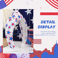 YanJie 4th of July Blue Stars Knotted Wide Headband Women Girls by Deal US