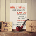 Missonemi Funny Fathers Day Card Gift for Dad Vintage MS366 by Deal US